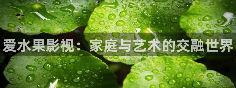 奇米在线看：爱水果影视：家庭与艺术的交融世界